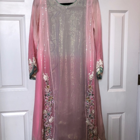 Salwar Kameez Dresses & Skirts - 3 pcs Light Pink Shalwar Kameez